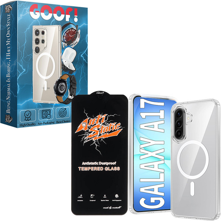 کاور گوف مدل Special Protect مناسب برای گوشی موبایل سامسونگ Galaxy A17 به همراه محافظ صفحه نمایش