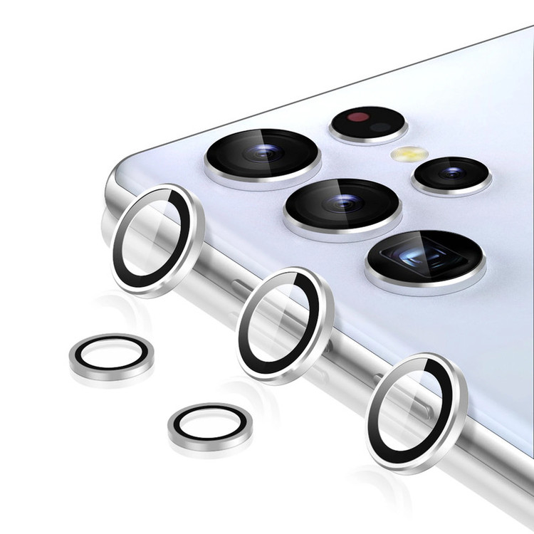 محافظ لنز دوربین گوف مدل Metal مناسب برای گوشی موبایل سامسونگ Galaxy S22 Ultra