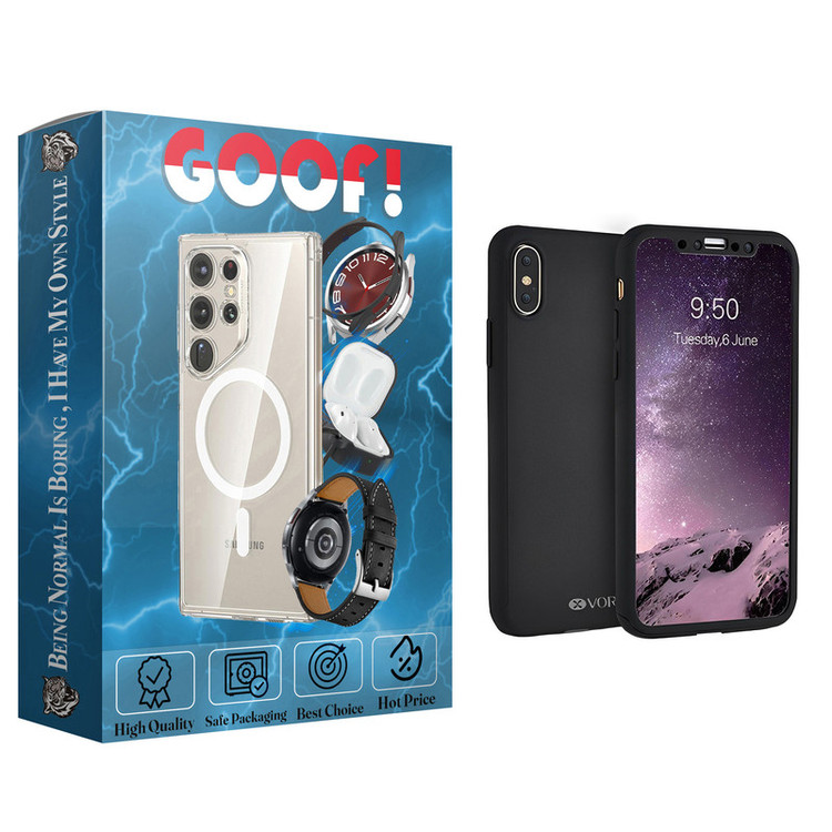 کاور گوف مدل 360 مناسب برای گوشی موبایل اپل iPhone X