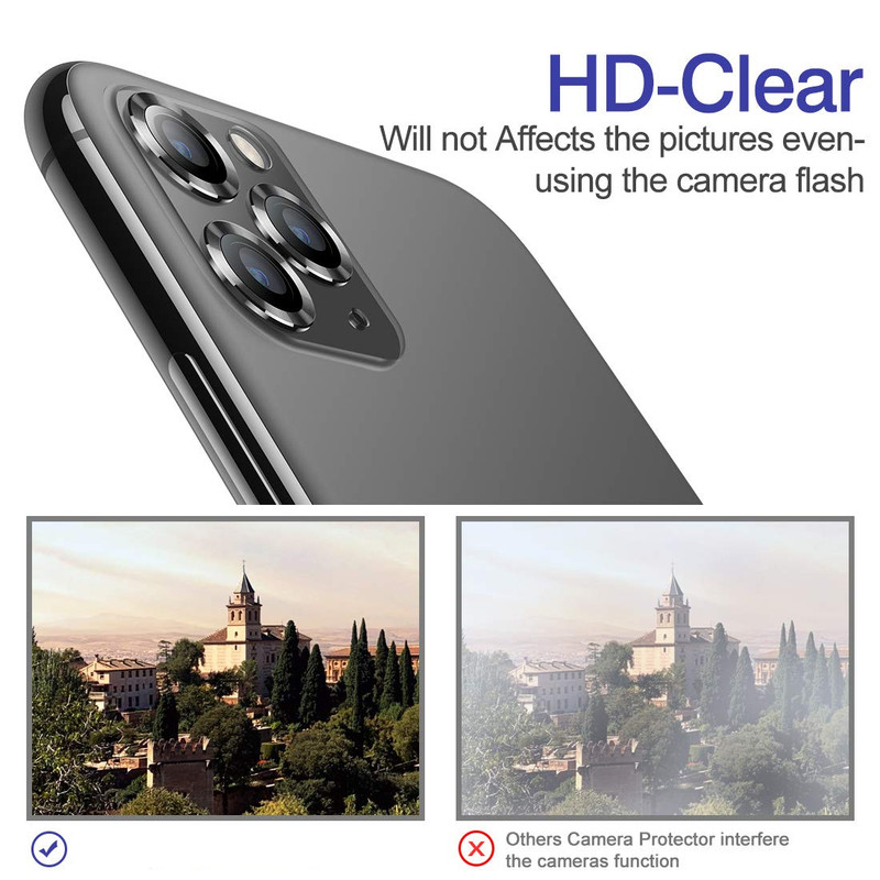 محافظ لنز دوربین گوف مدل Ring Metal مناسب برای گوشی موبایل اپل iPhone 11Pro / 11 Pro Max