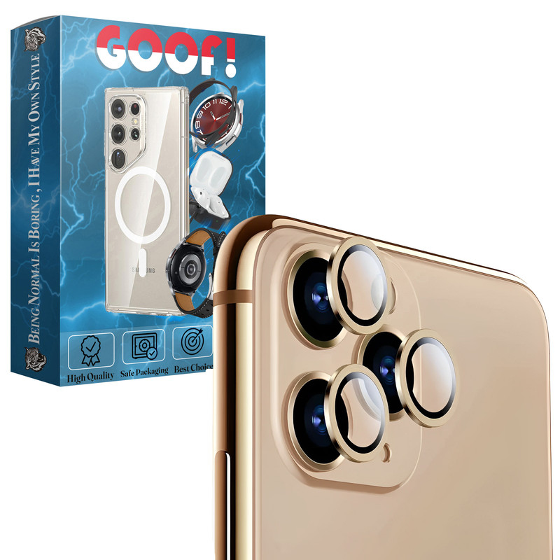 محافظ لنز دوربین گوف مدل Ring Metal مناسب برای گوشی موبایل اپل iPhone 11Pro / 11 Pro Max