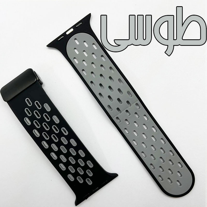 بند گوف مدل Breathable Silicon Magnetic مناسب برای ساعت هوشمند ویرفیت میلی متری HW9 Pro / HW9 Pro Max / HW9 Ultra Max /HW68 / HK29 Ultra 2 / 49