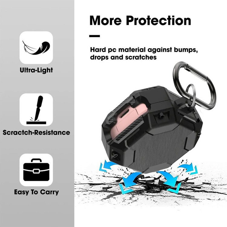 کاور مسیر مدل threeple Apex مناسب برای هدفون سامسونگ بی سیم Galaxy Buds Live / Buds Pro / Buds 2 / Buds 2 Pro / Buds Fe