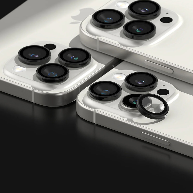 محافظ لنز دوربین گوف مدل رینگی مناسب برای گوشی موبایل اپل iPhone 15 Pro