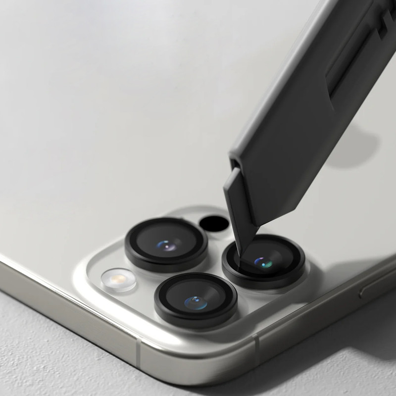 محافظ لنز دوربین گوف مدل رینگی مناسب برای گوشی موبایل اپل iPhone 15 Pro