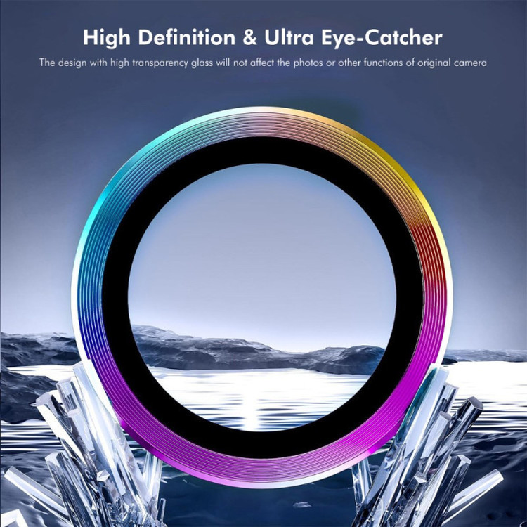 محافظ لنز دوربین گوف مدل Metal Ring مناسب برای گوشی موبایل سامسونگ Galaxy S24 FE