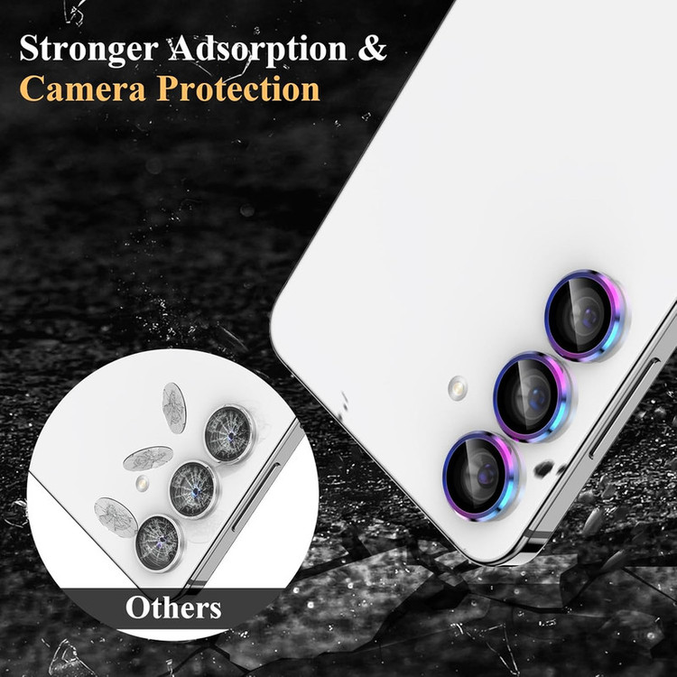 محافظ لنز دوربین گوف مدل Metal Ring مناسب برای گوشی موبایل سامسونگ Galaxy S24 FE