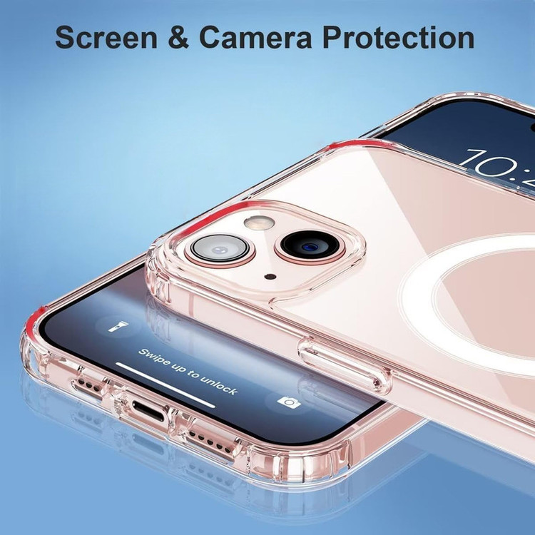کاور گوف مدل Clear Lens مناسب برای گوشی موبایل اپل iPhone 13 به همراه محافظ لنز دوربین
