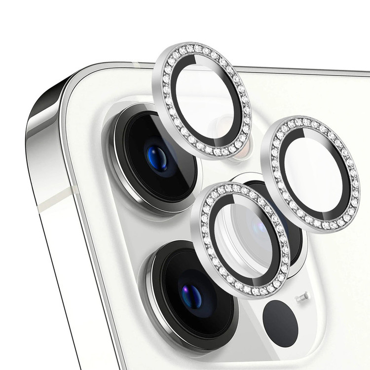 محافظ لنز دوربین گوف مدل Diamond Ring مناسب برای گوشی موبایل اپل iPhone 15 Pro /15 Pro Max