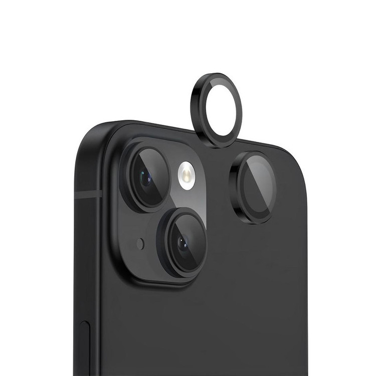 محافظ لنز دوربین گوف مدل Ring Metal مناسب برای گوشی موبایل اپل iPhone 15 / 15 Plus