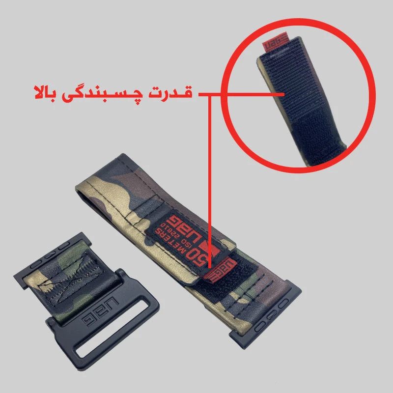 بند گوف مدل UAG-10 مناسب برای اپل واچ سری 10 سایز 46 میلی متری