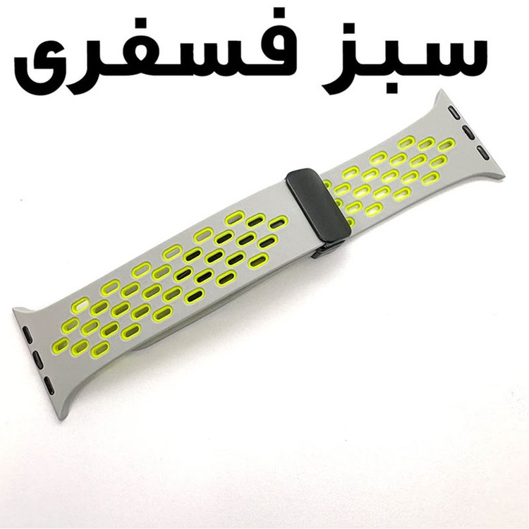 بند گوف مدل Breathable SiliciMag مناسب برای اپل واچ سری 11 سایز 42 mm