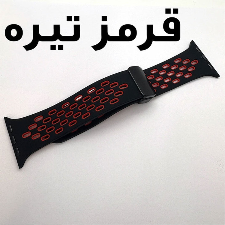 بند گوف مدل Breathable SiliciMag مناسب برای اپل واچ سری 11 سایز 42 mm