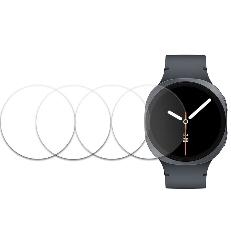 محافظ صفحه نمایش گوف مدل Tempered Glass مناسب برای ساعت هوشمند سامسونگ Galaxy Watch 8 Classic 46mm بسته چهار عددی