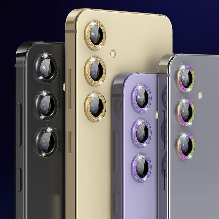 محافظ لنز دوربین فلزی مسیر مدل Glitteri مناسب برای گوشی موبایل سامسونگ Galaxy A55