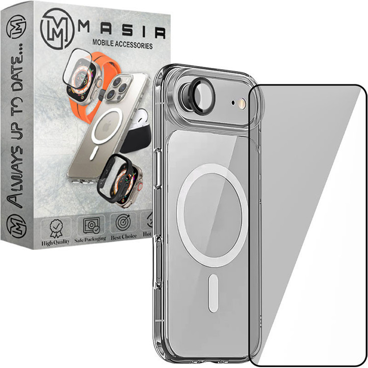 کاور مسیر مدل Totally Protectt مناسب برای گوشی موبایل اپل iPhone 17 Air به همراه محافظ صفحه و محافظ لنز
