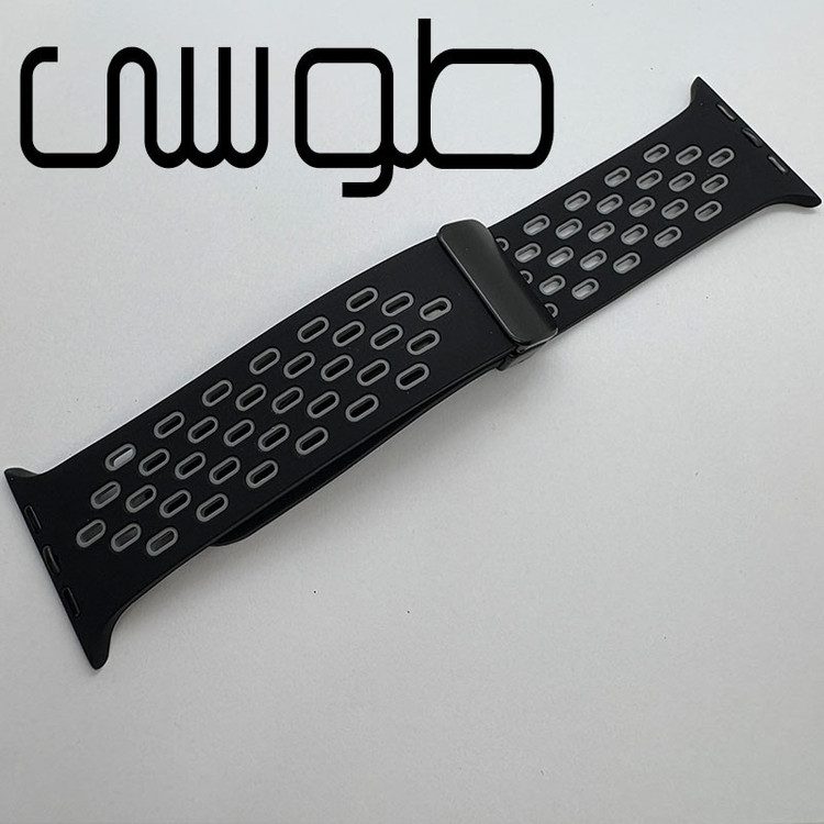 بند گوف مدل Breathable Silicone Magnetic مناسب برای اپل واچ سری 1/2/3/4/5/6/7/8/9/SE/ULTRA/ULTRA 2 سایز 42/44/45/49 mm