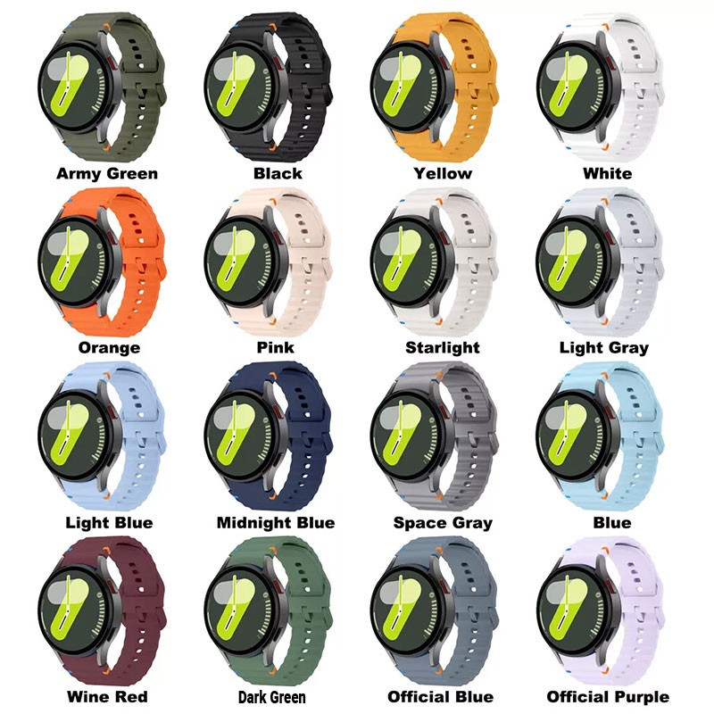 بند مسیر مدل Silicone ORG Sport مناسب برای ساعت هوشمند سامسونگ Galaxy Watch 7 40mm / Watch 7 44mm / Watch FE 40mm