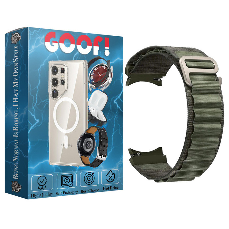 بند گوف مدل Loopine-fit مناسب برای ساعت هوشمند سامسونگ Galaxy Watch 4 40mm /44mm /Classic 42mm /Classic 46mm / Watch 5 40mm / 44mm / Pro 45mm / Watch 6 40mm / 44mm / Classic 43mm / Classic 47mm