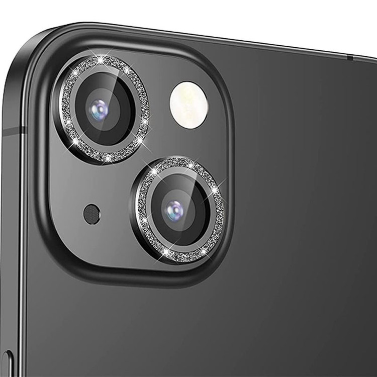 محافظ لنز دوربین فلزی مسیر مدل Glitteri مناسب برای گوشی موبایل اپل iPhone 13 / 13 mini