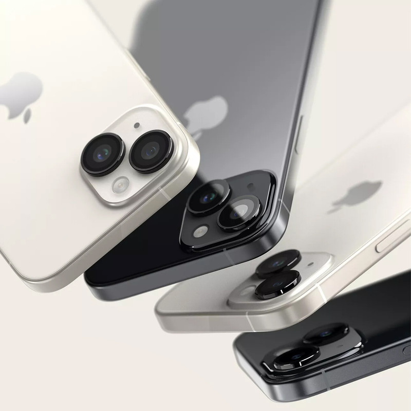 محافظ لنز دوربین گوف مدل رینگی مناسب برای گوشی موبایل اپل iPhone 15 / 15 Plus