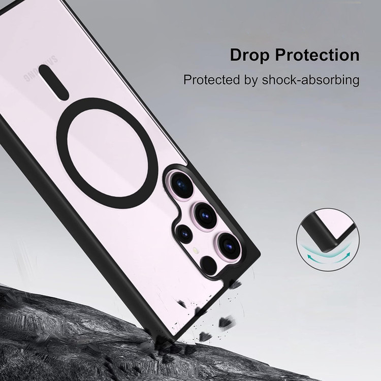 کاور گوف مدل Full Protect مناسب برای گوشی موبایل سامسونگ Galaxy S25 Ultra به همراه محافظ لنز دوربین