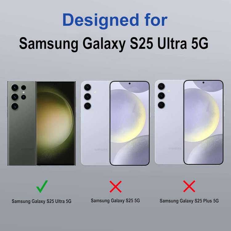 کاور گوف مدل Full Protect مناسب برای گوشی موبایل سامسونگ Galaxy S25 Ultra به همراه محافظ لنز دوربین