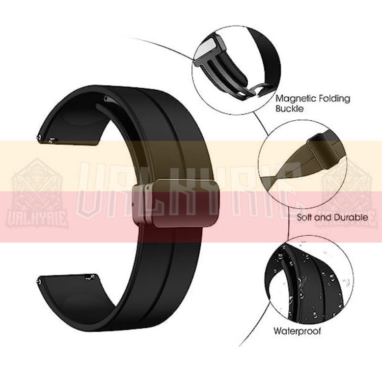 بند والکری مدل Silicon Magnetic مناسب برای ساعت هوشمند کیو سی وای GTC