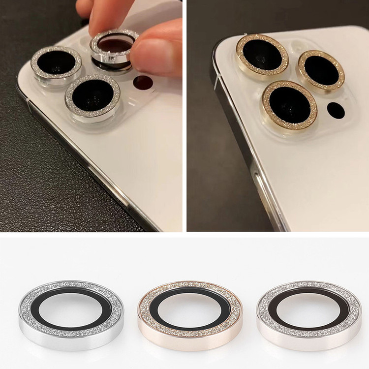 محافظ لنز دوربین گوف مدل Luxury Crystal مناسب برای گوشی موبایل اپل iPhone 13 Pro /13 Pro Max
