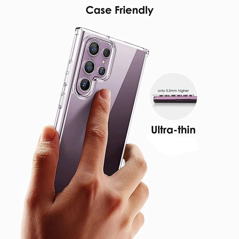 محافظ لنز دوربین گوف مدل Luxury مناسب برای گوشی موبایل سامسونگ Galaxy S25 Ultra
