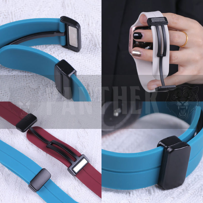 بند پنتر مدل Silicon Magnetic مناسب برای اپل واچ سری 1/2/3/4/5/6/7/8/9/ SE / ULTRA / ULTRA 2 سایز 42/44/45/49 میلی متری