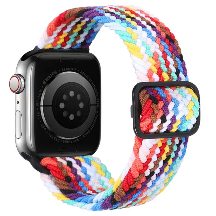 بند انتک مدل Braided Solo Loop مناسب برای اپل واچ سری 1/2/3/4/5/6/7/8/9/SE/ULTRA/ULTRA 2 سایز 42/44/45/49 میلی متری