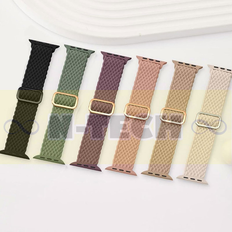 بند انتک مدل Braided Solo Loop مناسب برای اپل واچ سری 1/2/3/4/5/6/7/8/9/SE/ULTRA/ULTRA 2 سایز 42/44/45/49 میلی متری