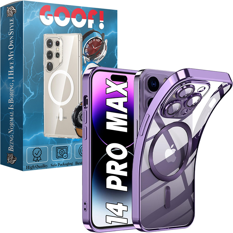 کاور گوف مدل Electroplating مناسب برای گوشی موبایل اپل iPhone 14 Pro Max