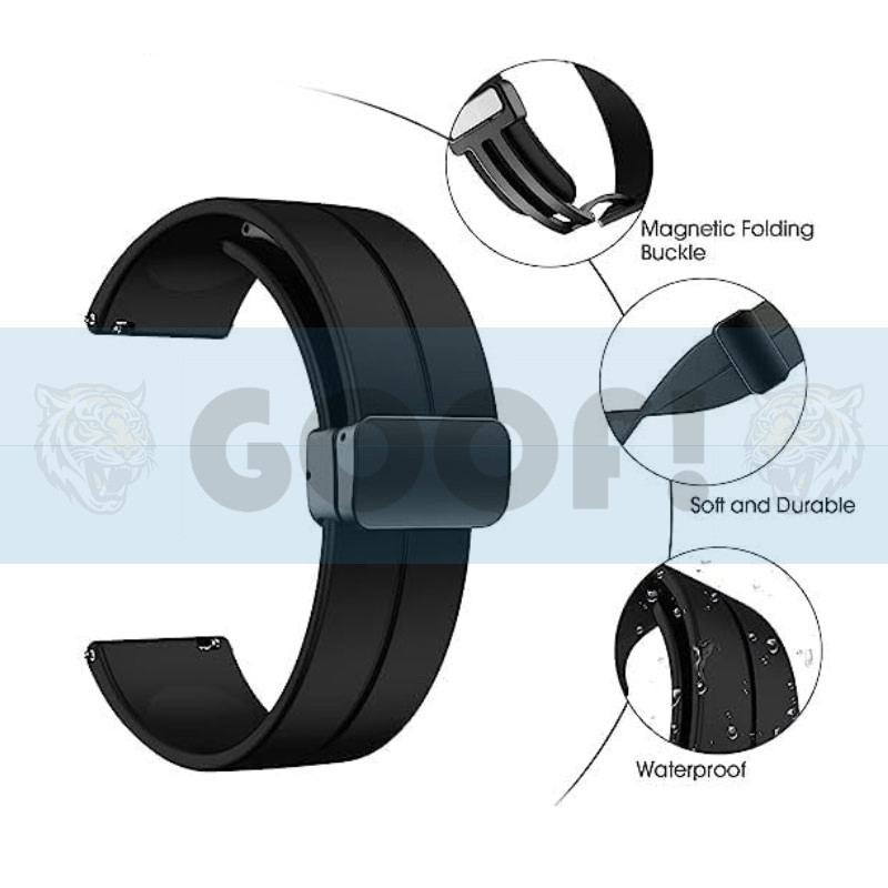 بند گوف مدل Silicon Magnetic مناسب برای ساعت هوشمند سامسونگ Galaxy Gear S3 Frontier
