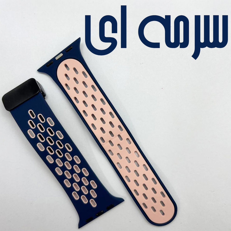 بند گوف مدل Breathable Silicon Magnetic مناسب برای اپل واچ سری 1/2/3/4/5/6/7/8/9/SE/ سایز 38/40/41mm