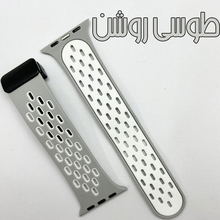 بند گوف مدل Breathable Silicon Magnetic مناسب برای اپل واچ سری 1/2/3/4/5/6/7/8/9/SE/ سایز 38/40/41mm