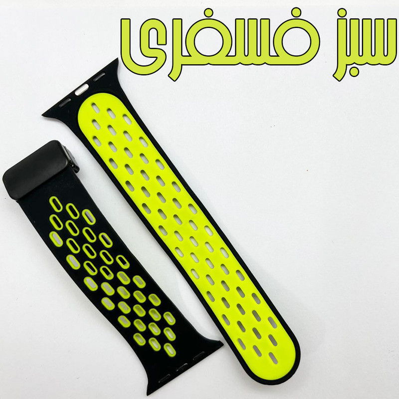 بند گوف مدل Breathable Silicon Magnetic مناسب برای اپل واچ سری 1/2/3/4/5/6/7/8/9/SE/ سایز 38/40/41mm