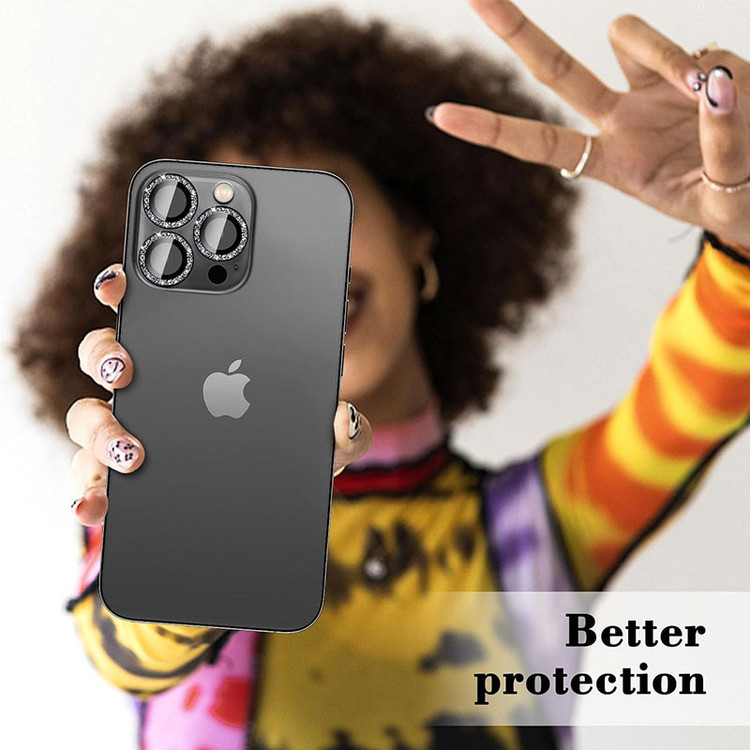 محافظ لنز دوربین فلزی مسیر مدل Glitteri مناسب برای گوشی موبایل اپل iPhone 12 Pro Max