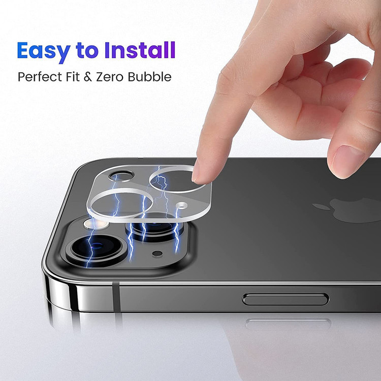 محافظ لنز دوربین گوف مدل 3D مناسب برای گوشی موبایل اپل iPhone 13 / 13 Mini