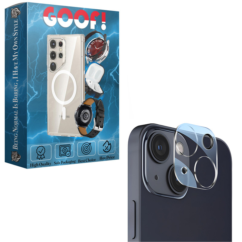 محافظ لنز دوربین گوف مدل 3D مناسب برای گوشی موبایل اپل iPhone 13 / 13 Mini
