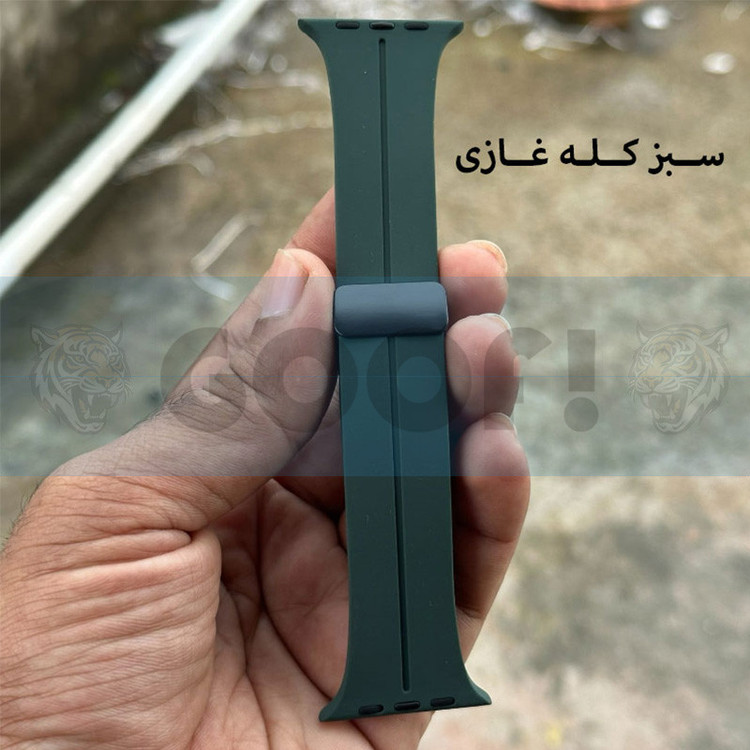 بند گوف مدل Silicon Magnetic مناسب برای اپل واچ سری 1/2/3/4/5/6/7/8/9/ SE / ULTRA / ULTRA 2 سایز 42/44/45/49 میلی متری