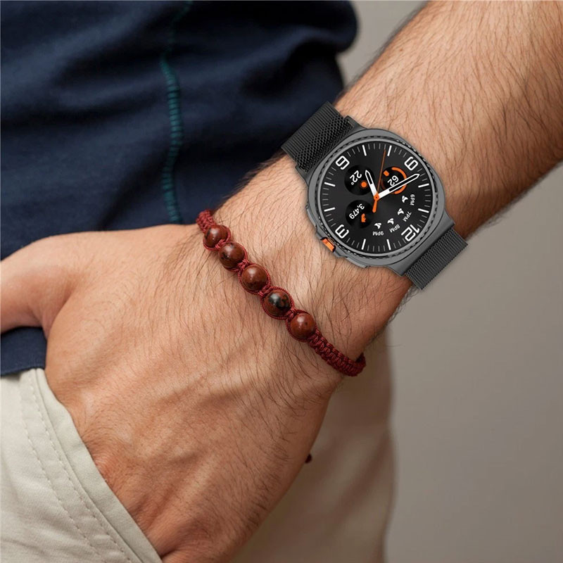 بند مسیر مدل Milanese 1 مناسب برای ساعت هوشمند سامسونگ Galaxy Watch 8 Classic 46mm
