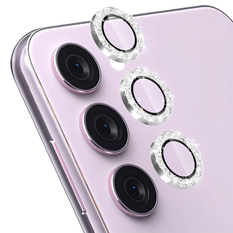 محافظ لنز دوربین فلزی مسیر مدل Glitteri مناسب برای گوشی موبایل سامسونگ Galaxy A35