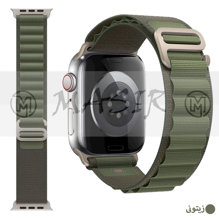 بند مسیر مدل Loop Alpine Band مناسب برای اپل واچ سری 9 سایز 45 میلی متری