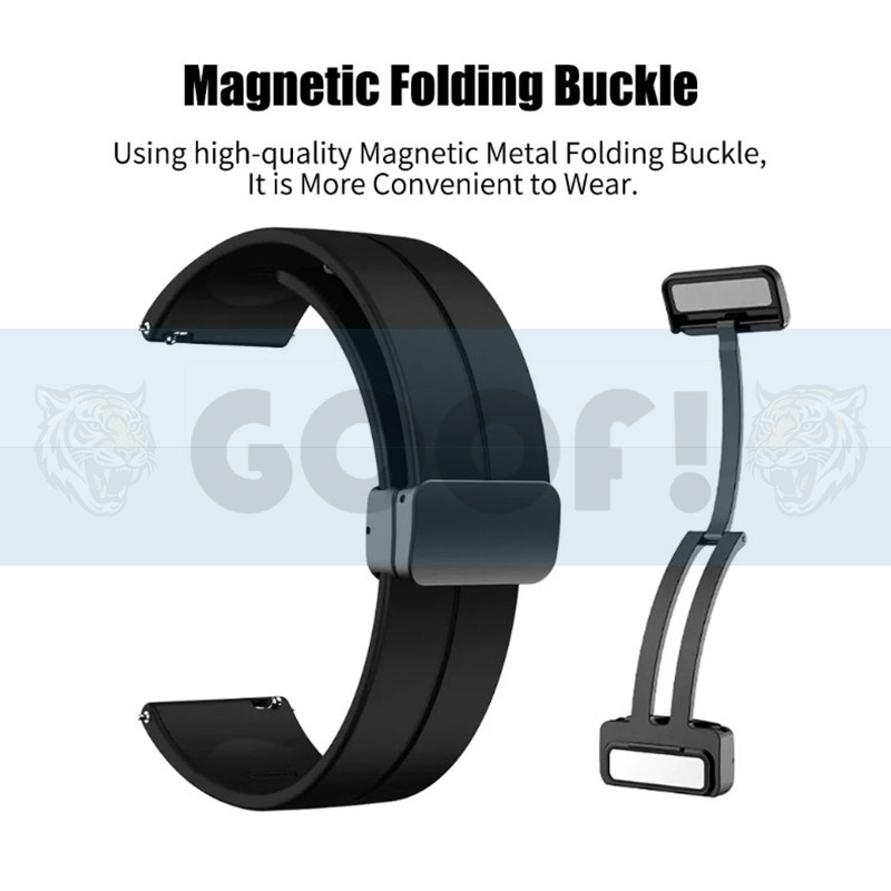 بند گوف مدل Silicon Magnetic مناسب برای ساعت هوشمند سامسونگ Galaxy Watch 3 45mm