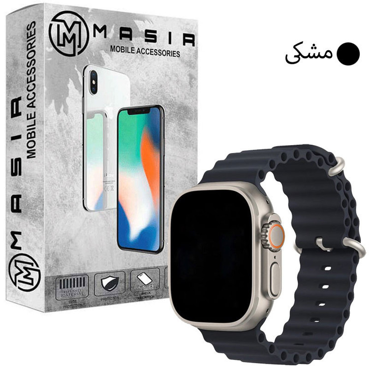 بند مسیر مدل Ocean مناسب برای اپل واچ سری Ultra سایز 49 میلی متری