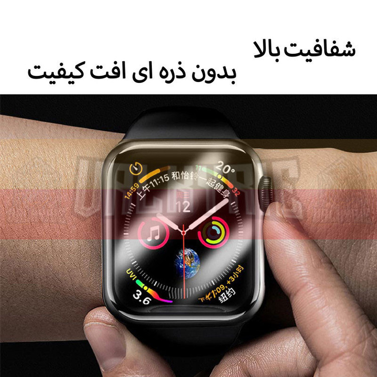 محافظ صفحه نمایش والکری مدل PMMA مناسب برای اپل واچ سری SE 2022 سایز 40 میلی متری