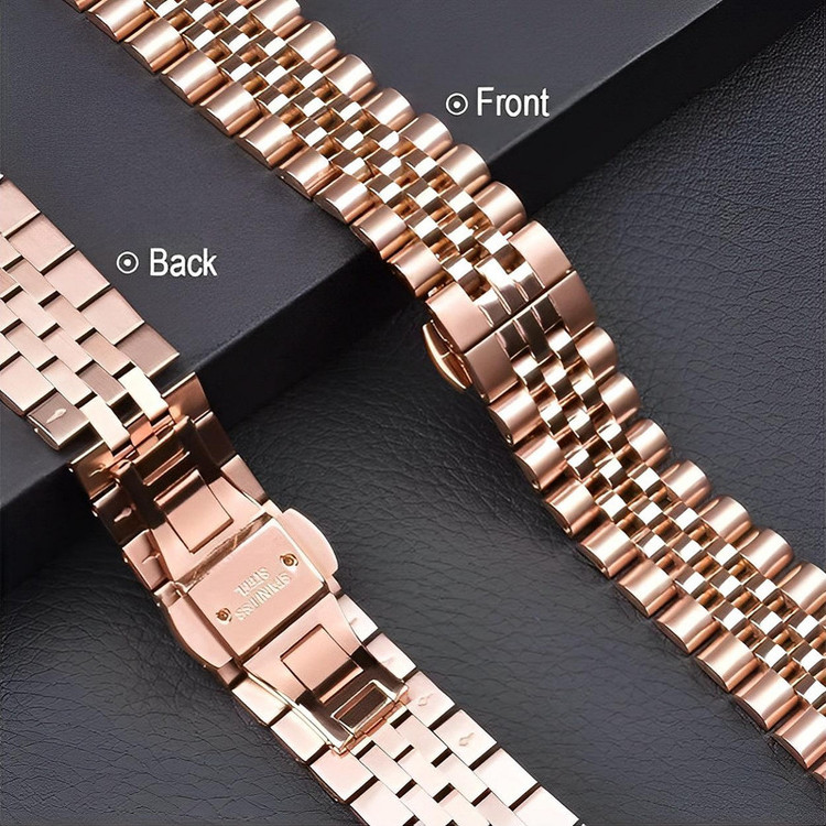 بند گوف مدل 5Bead Rolex مناسب برای اپل واچ سری 10 سایز 42 میلی متری