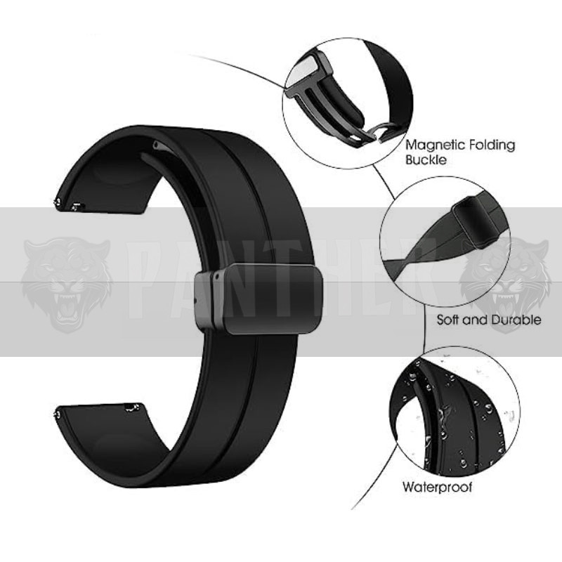 بند پنتر مدل Silicon Magnetic مناسب برای ساعت هوشمند شیائومی KW66